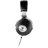 Focal Elegia Audiophile Circumaural Over-Ear Headphones (Black/Silver) Bundle with Mackie HM-4 Headphones Amplifier, Headphone Holder & 5-Way Splitter