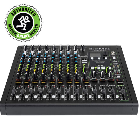 Mackie ONYX 12-Channel Premium Analog Mixer with Multi-Track USB