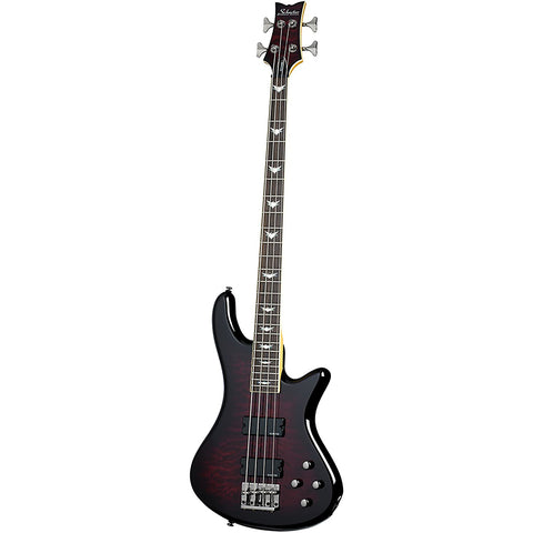 Schecter Stiletto Extreme-4 Bass Guitar (4 String, Black Cherry)