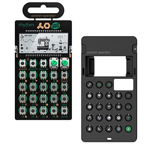 Teenage Engineering: PO-12 Rhythm Pocket Operator + Silicone Case Bundle