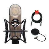 CAD M179 Variable-Pattern Condenser Microphone with 20' XLR-XLR Cable & Pop Filter Bundle