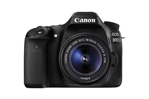 Canon EOS 80D DSLR Camera with 18-55mm Lens