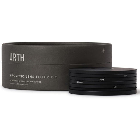 Urth 77mm Magnetic UV, Circular Polarizing (CPL), ND8, ND1000 Lens Essentials Filter Kit (Plus+)