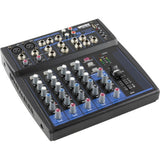 Gemini GEM-8USB Compact 8-Channel Bluetooth Audio Mixer with USB