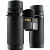 Nikon 8x30 Monarch HG Wide Field of View Binoculars, Black (16575) Bundle with Bino-System Binocular Harness and Nikon Rangefinder Tether