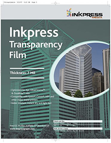 INKPRESS MEDIA 160 GSM, 7 Mil Paper (#ITF851150)