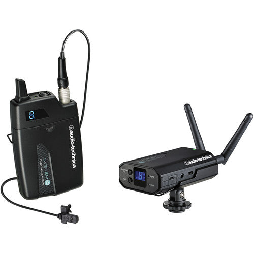 Audio-Technica ATW-1701/L System 10 Camera-Mount Digital Wireless System with Omni Lavalier Mic