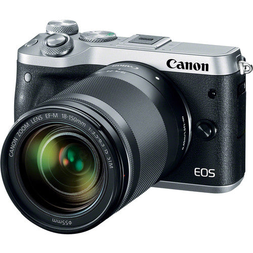 Canon EOS M6 Mirrorless Digital Camera with 18-150mm Lens (Silver)