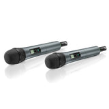 Sennheiser XSW 1-835 Dual-Vocal Set with Two 835 Handheld Mic (A: 548 to 572 MHz) Bundle with 2x Mic Stand & 2x XLR Cable