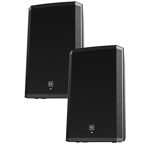 EV Electro-Voice ZLX-12P Pair of 12" 2-Way Powered 1000W Speakers