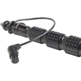 K-Tek KP9CCR 9' KlassicPro Graphite 6-Section Boompole with Internal XLR Coiled Cable, Side Exit