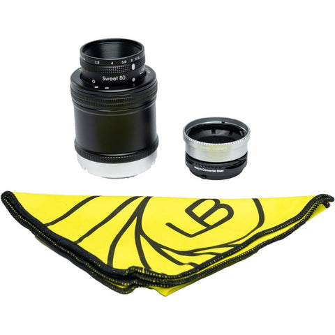 Lensbaby Sweet 80 Optic with Fixed Body Holiday Kit (Sony E)