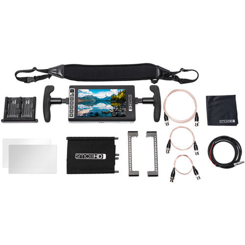 SmallHD 703 UltraBright Director's Kit (Dual L-Series Battery Plate)