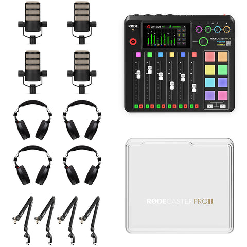 RØDECaster Pro II 4-Person Bundle