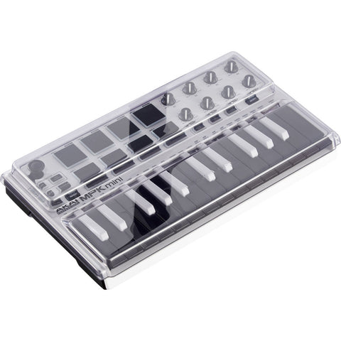 Decksaver Cover for Akai MPK Mini MK2 Keyboard Controller (Smoked/Clear)