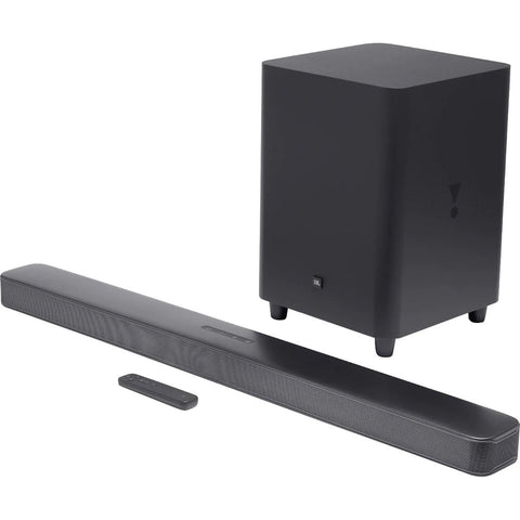 JBL Bar 5.1 Surround 550W with Built-in Virtual Surround 4k and 10"" Wireless Subwoofer Soundbar System