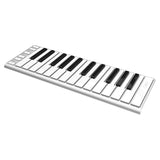 CME Xkey 25 USB MIDI Controller - Silver with CME Supernova Xkey Carrying Case & 10-Pack Straps Bundle