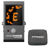 Peterson StroboStomp HD Guitar Tuner (403884) Bundle with Peterson StroboPlus HDC CASE