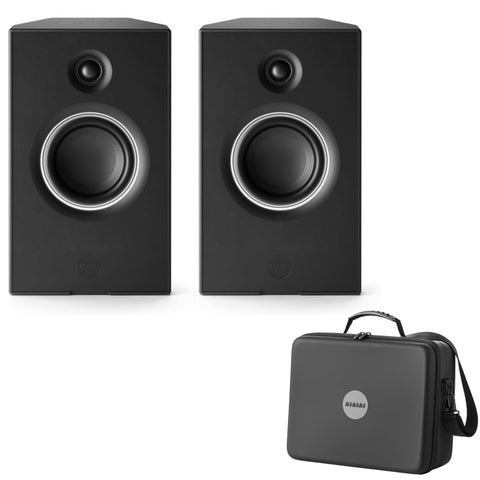 AIAIAI Unit-4 Wireless+ Portable Studio Monitors Featuring Ultra Low Latency Wireless Mode with +20hrs Playback Bundle with UNIT-4 Portable Studio Monitor Carry Case