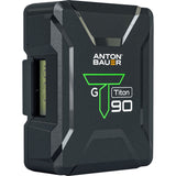 Anton Bauer Titon 90 14.4V 92Wh Gold Mount Lithium-Ion Battery (2-Pack) Bundle with Anton Bauer GM2 Dual Gold Mount Charger