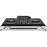 Headliner Low Profile Flight Case with Wheels, Compatible with XDJ-RX3, Black (HL10006)