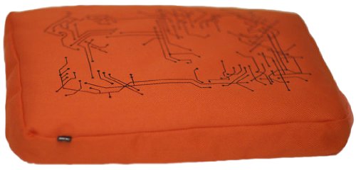 Bosign Surfpillow Hitech Shapeable Cushioned Laptop Lapbag, Orange