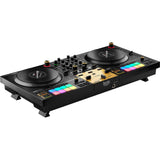 Hercules DJControl Inpulse T7 Premium 2-Deck Motorized DJ Controller Bundle with Hercules HDP DJ45 Closed-Back, Over-Ear DJ Headphones