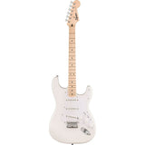 Squire Sonic Stratocaster HT Electric Guitar, Arctic White, Maple Fingerboard, White Pickguard