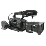 Azden SGM-250CX Short Shotgun Microphone (Shockmount, Phantom Only) Bundle with Azden SWS-CX Furry Windshield Cover