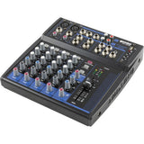 Gemini Sound GEM-08USB - 8-Channel Bluetooth Audio Mixer Bundle with Gator Cases G-MIXERBAG-1212 Padded Nylon Mixer/Equipment Bag