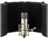 Warm Audio WA-47 Large-Diaphragm Tube Condenser Microphone with Reflection Filter & Microphone Stand Bundle