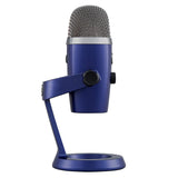 Blue Yeti Nano Premium USB Microphone (Vivid Blue) with Polsen HPC-A30 Headphones & Pop Filter Bundle