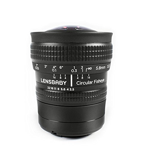 Lensbaby 5.8mm f/3.5 Circular Fisheye Lens for Fujifilm X