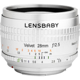 Lensbaby Velvet 28 for Nikon F (Silver)