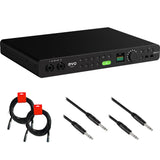 Audient EVO 16 USB Audio Interface Bundle with 2x Pearstone PM-TRS 10' TRS Male Interconnect Cable and 2x XLR-XLR Cable