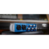 PreSonus AudioBox 96 USB 2.0 Audio Recording Interface with Blue Bluebird Condenser Microphone, Studio Monitor Headphones, Mic Stand & XLR Cable Kit