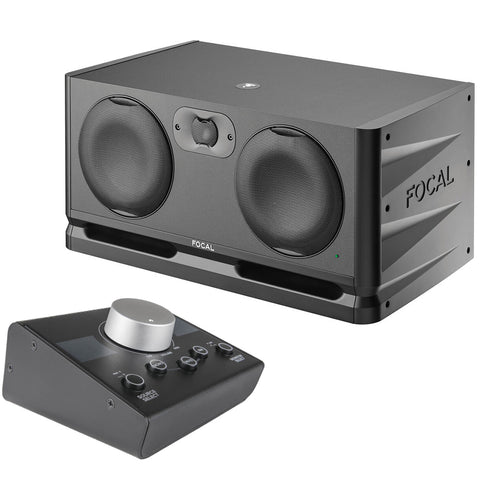 Focal Alpha Twin Evo Active 6.5" Studio Monitor Bundle with Mackie Big Knob Studio Monitor Controller