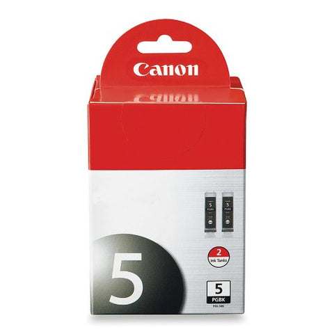 Canon PGI-5 BK  2-Pack Pigment Black Ink Tanks CAPGI5TP