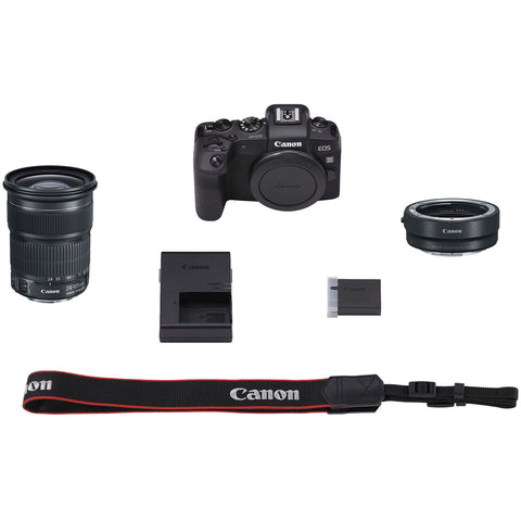 Canon EOS RP Mirrorless Digital Camera with EF 24-105mm f/3.5-5.6 STM Lens and Mount Adapter EF-EOS R Kit