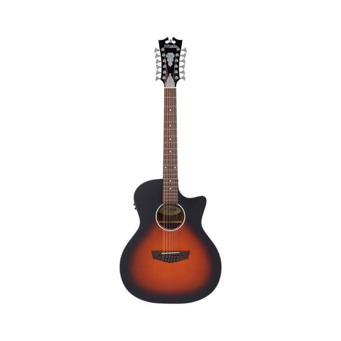 D'Angelico Premier Fulton LS 12-string Acoustic-electric Guitar - Satin Vintage Sunburst