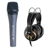 Sennheiser e 835 Cardioid Handheld Dynamic Microphone with AKG K 240 Studio Professional Stereo Headphones