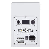KRK RP5 Rokit 5 G4 Professional Bi-Amp 5" Powered Studio Monitors, White Noise - PAIR