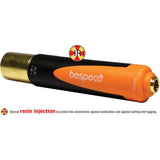 Bespeco XLR Male to 1/4" Mono Female Adapter (Black/Orange)