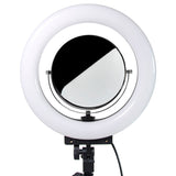 Savage 12" Bi-Color RGB Tabletop Ring Light with Stand and Carrying Case