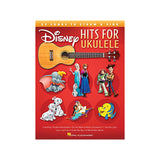 Flight 4-String Travel Series Soprano Ukulele, Red (TUS-35RD) with Hal leonard Disney Hits & Ukulele for Kids Step-by-Step Instruction Bundle