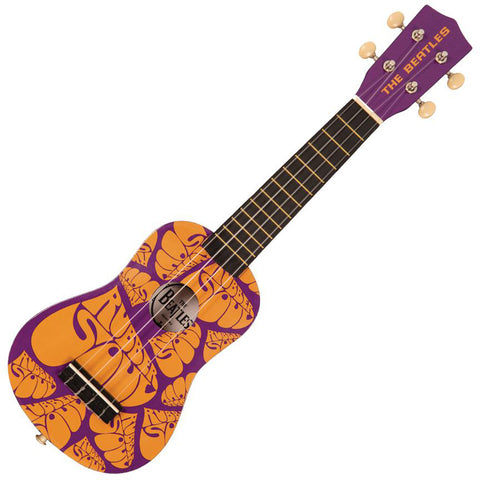 JHS The Beatles Ukulele: RUBBER SOUL DESIGN Nylon Strung Soprano Ukulele