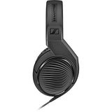 Sennheiser HD 200 Pro Monitoring Headphones with Headphone Holder & Stereo 1/4" Male Headphone Extension Cable 10' Bundle