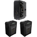 Core SWX NANO Micro 98Wh Lithium-Ion Battery (2-Pack) Bundle with Core SWX GPM-X2A Mini Dual Travel Battery Charger