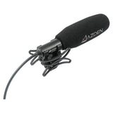 Azden SGM-250CX Short Shotgun Microphone (Shockmount, Phantom Only) Bundle with Azden SWS-CX Furry Windshield Cover