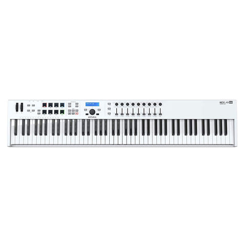 Arturia KeyLab Essential 88 Universal MIDI Controller and Software (White)